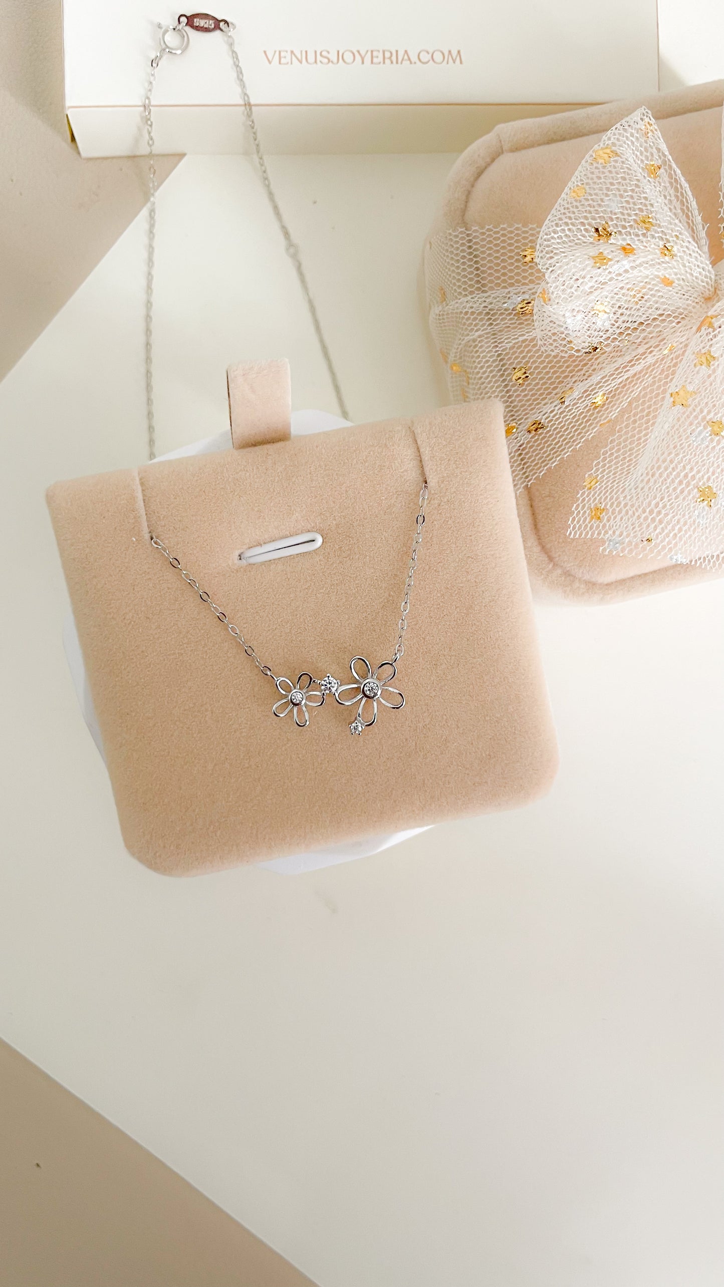 Collar Geranium Silver