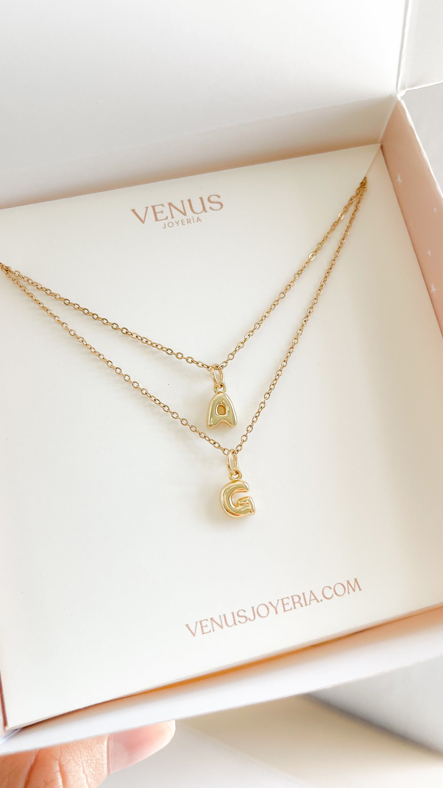 Collar mini Bubble inicial