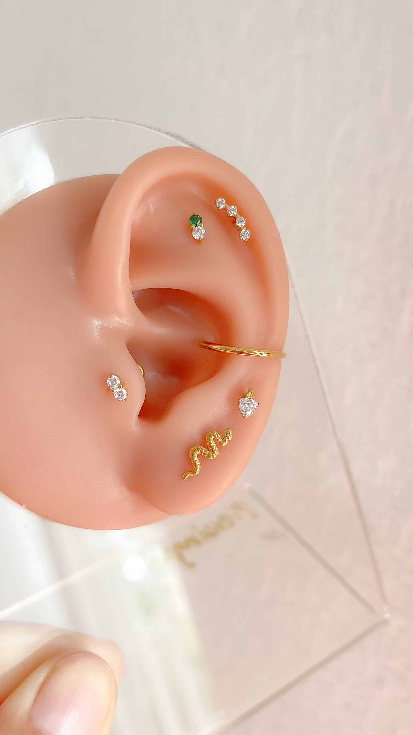Piercing Snake - Titanio