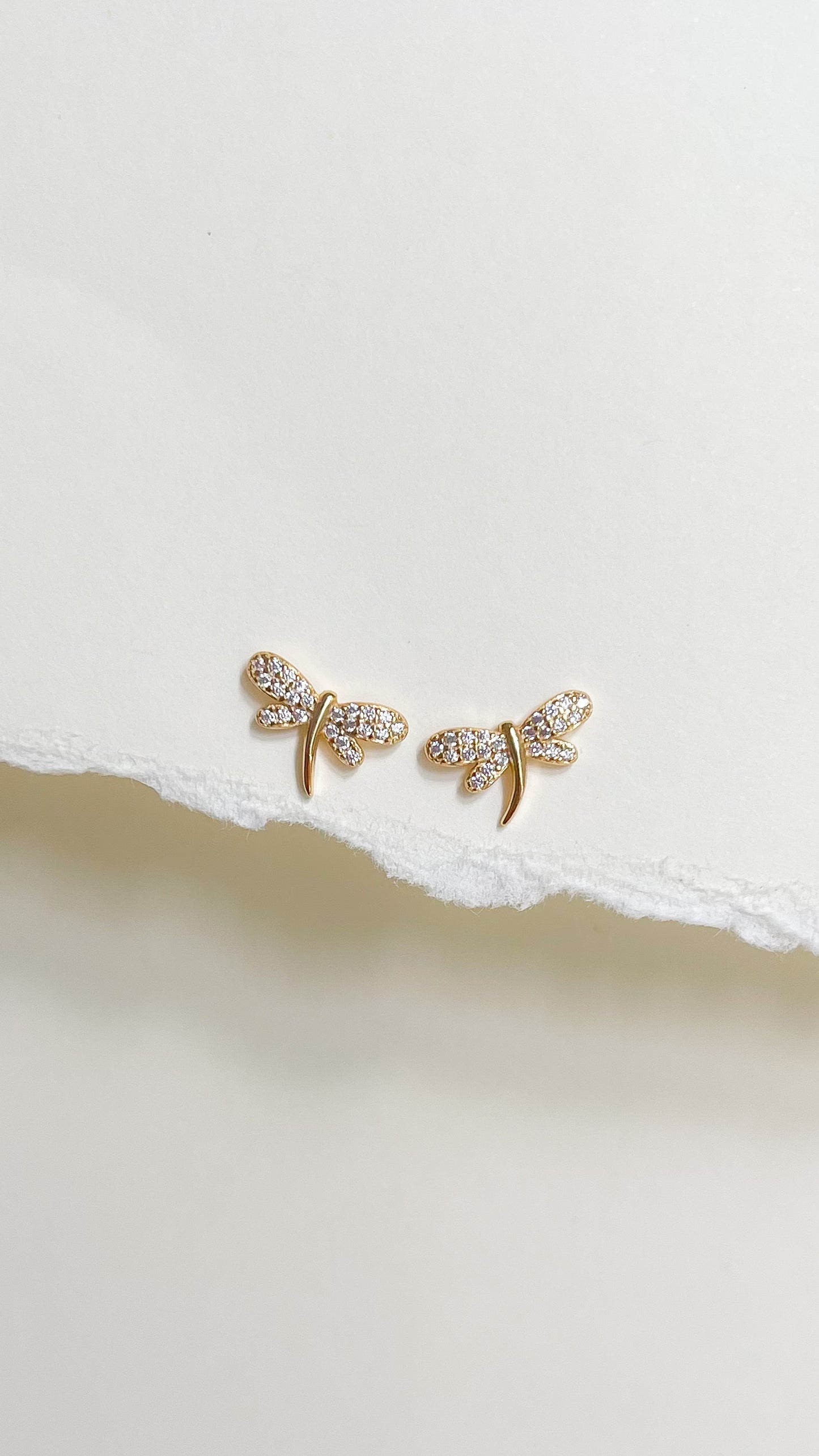 Aretes mini libelulas