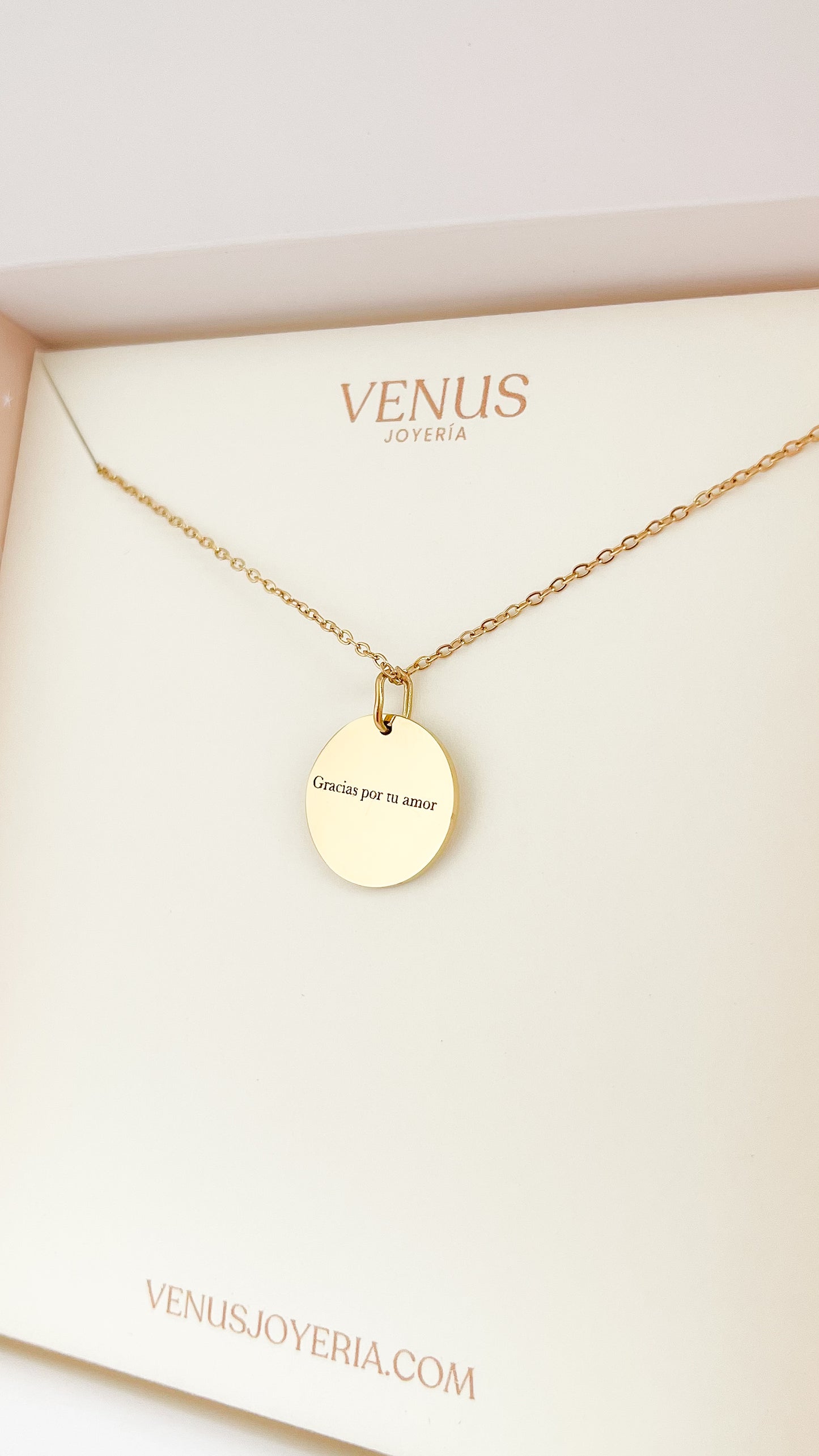 Collar Placa con foto & frase