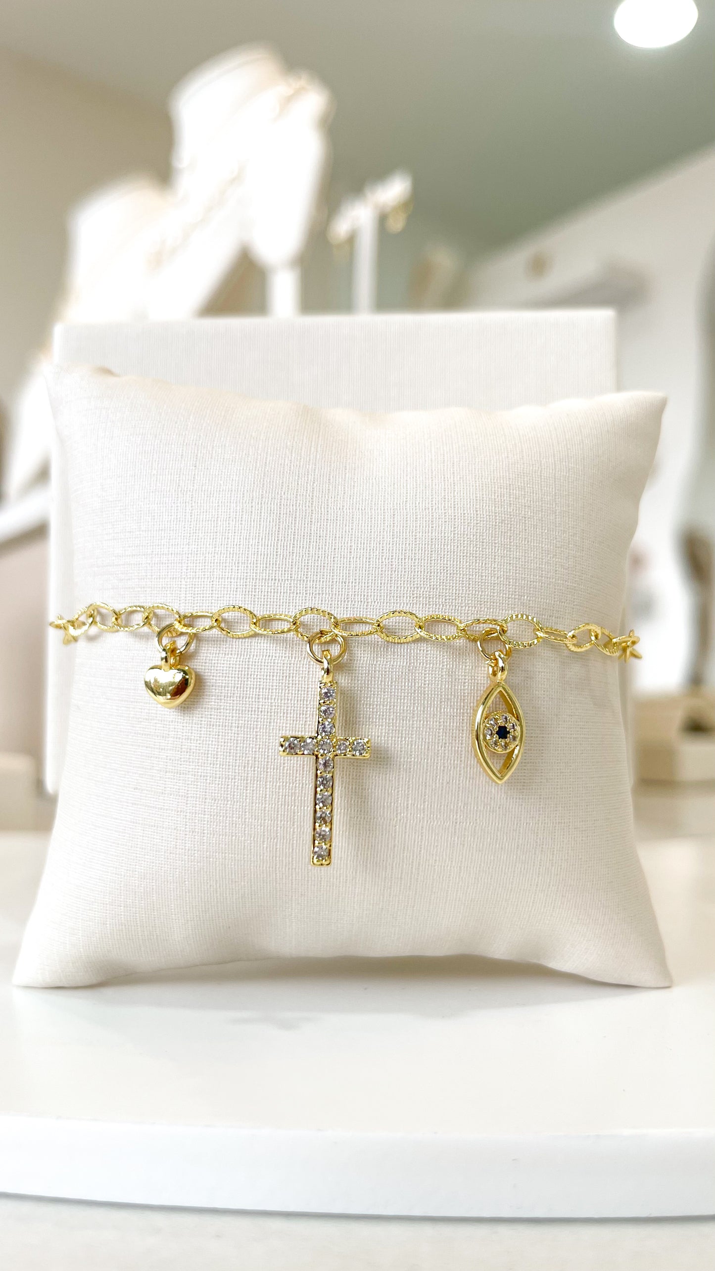 Charms Bracelet fé