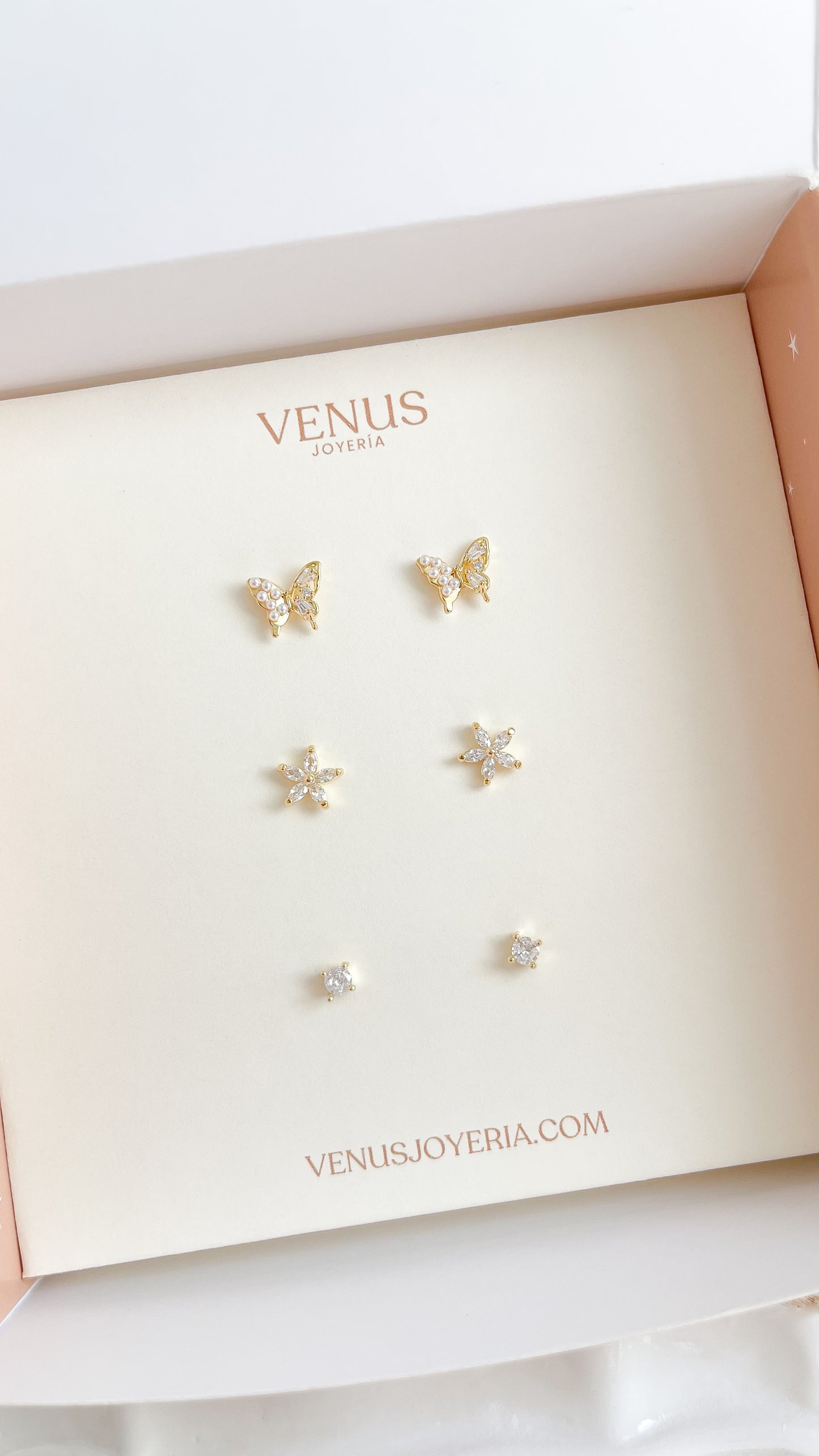Set de aretes Olivian