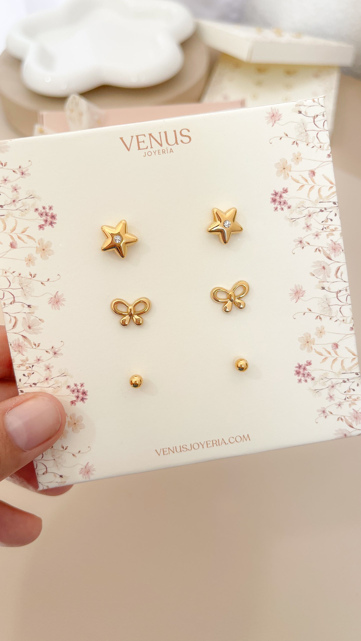 Set aretes Sandy
