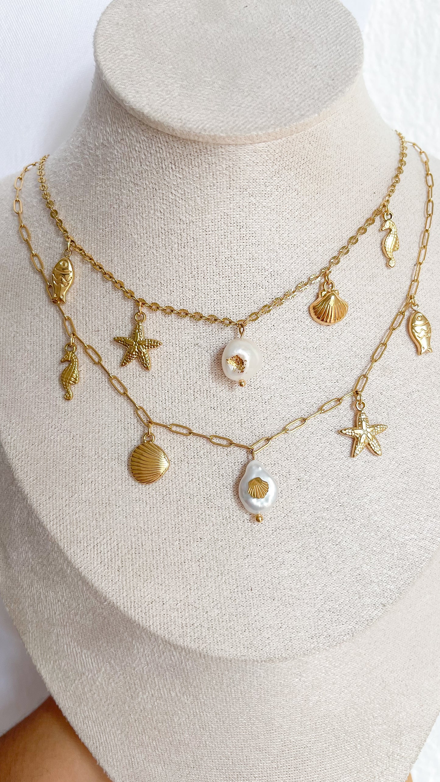 Collar con charms Sunset