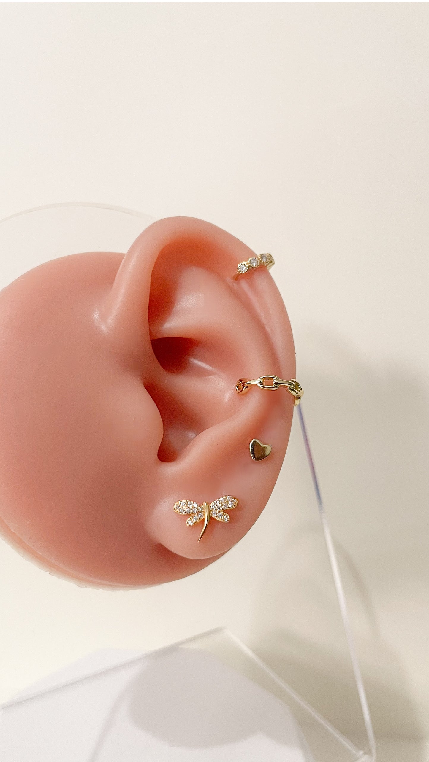 Aretes mini libelulas
