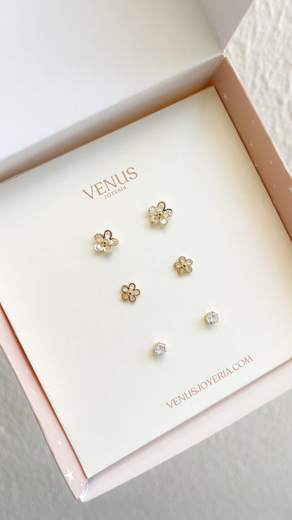 Set aretes Floral