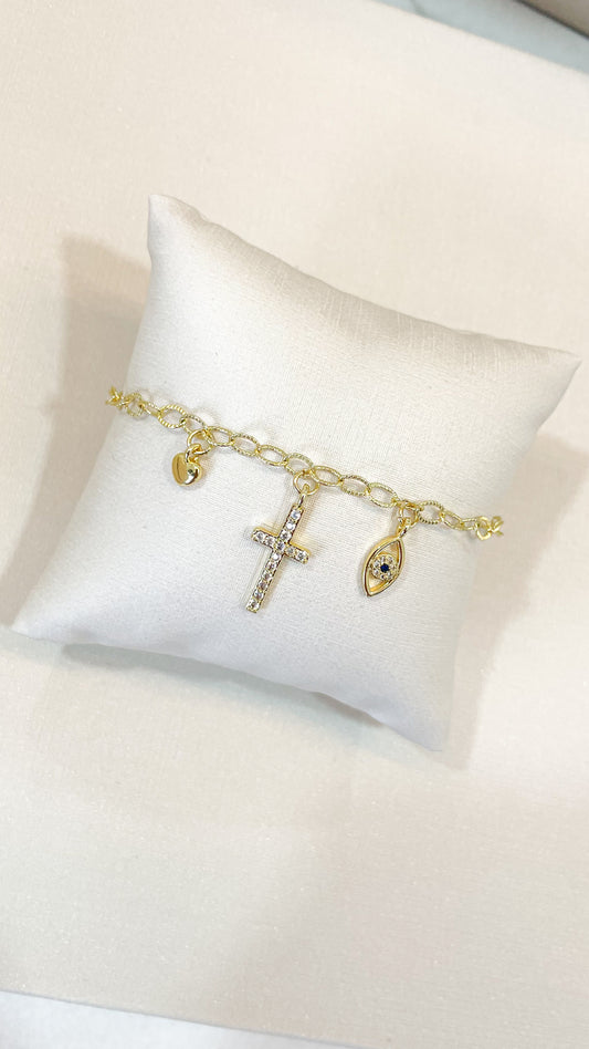 Charms Bracelet fé