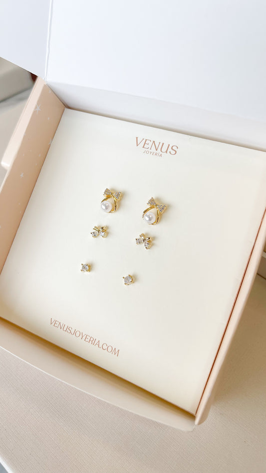 Set de aretes Isabelina