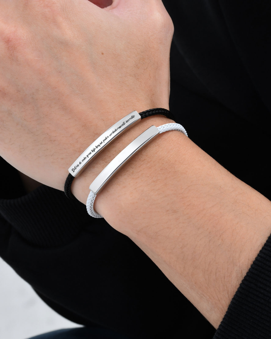 Pulsera grabado frase