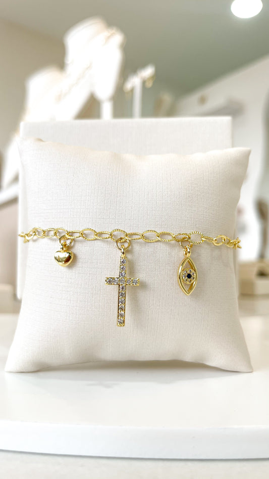 Charms Bracelet fé