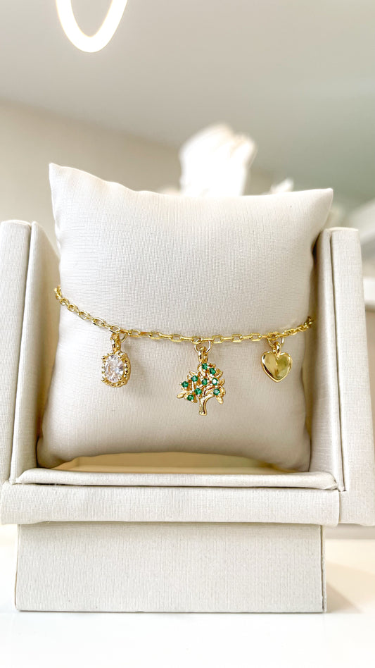 Charms Bracelet Paz