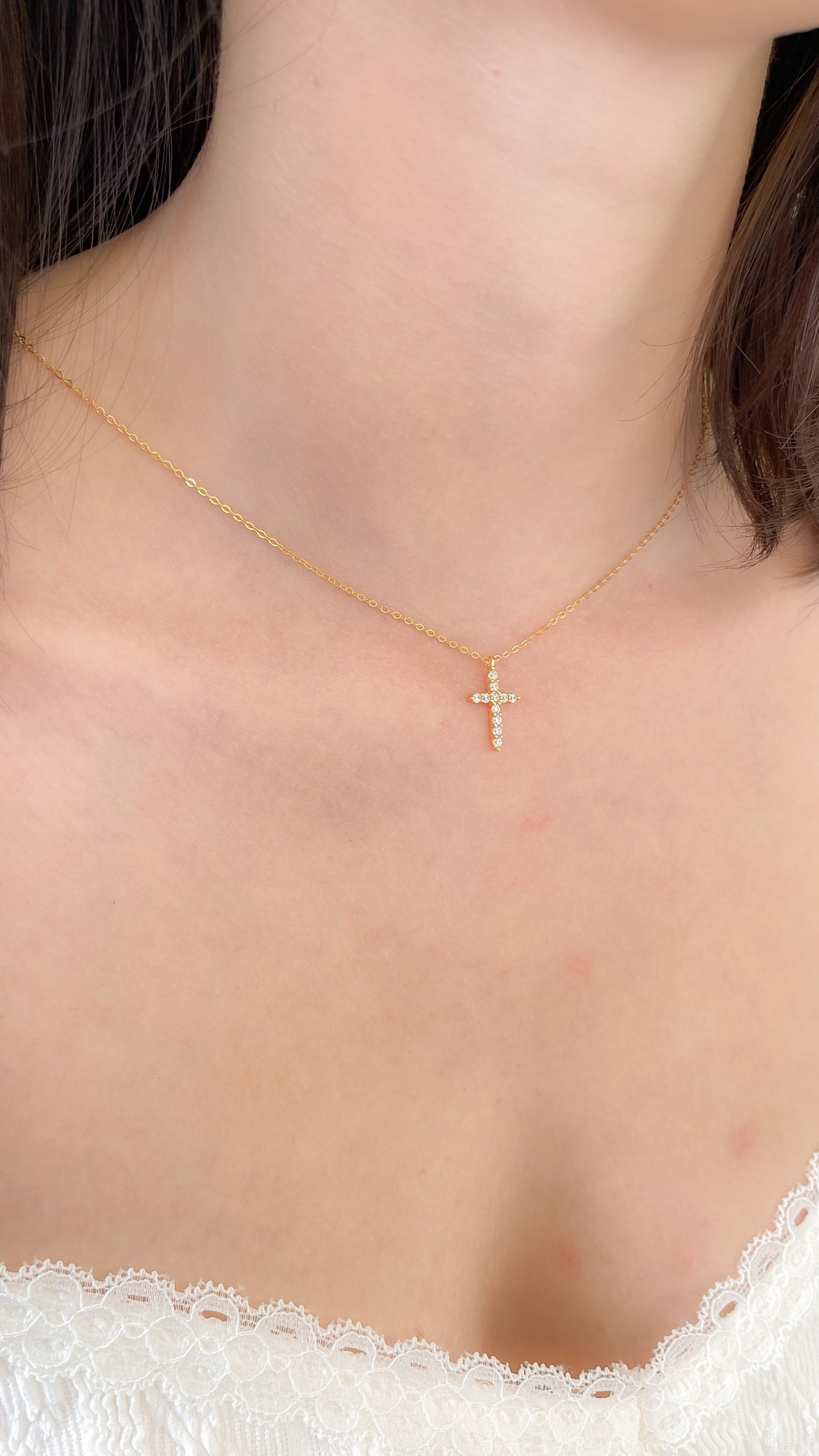 Collar de cruz - PB024