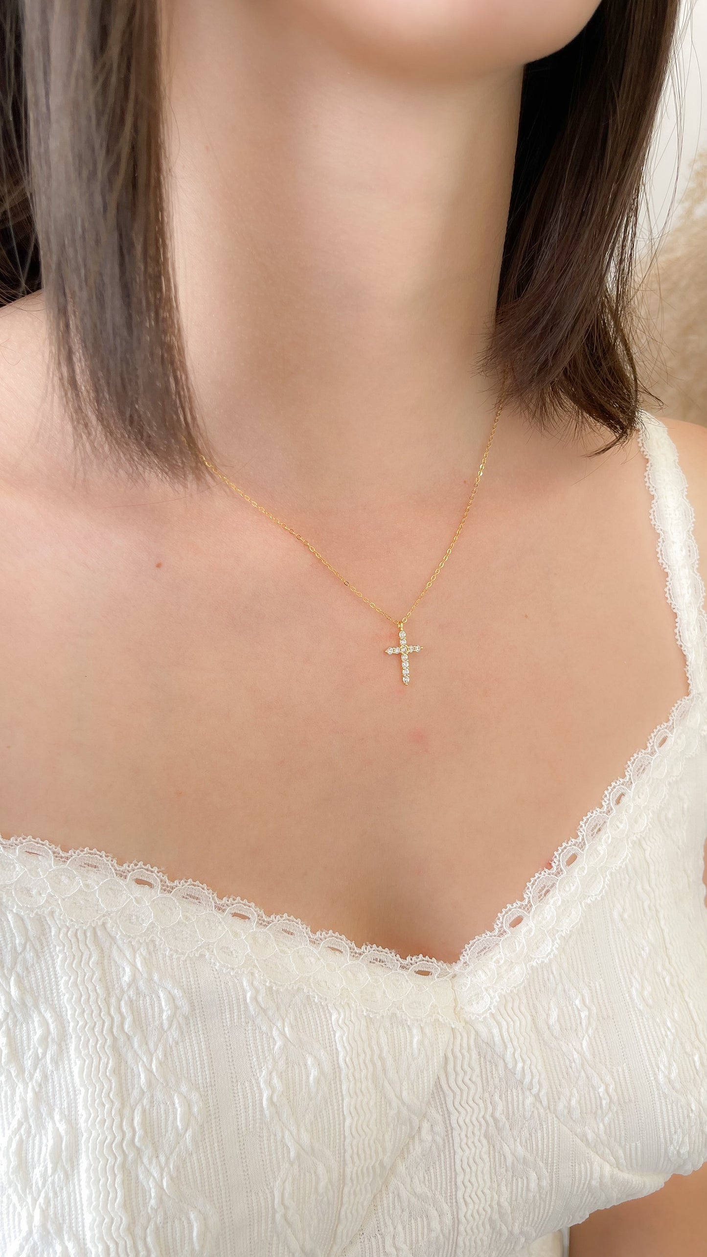 Collar de cruz - PB024