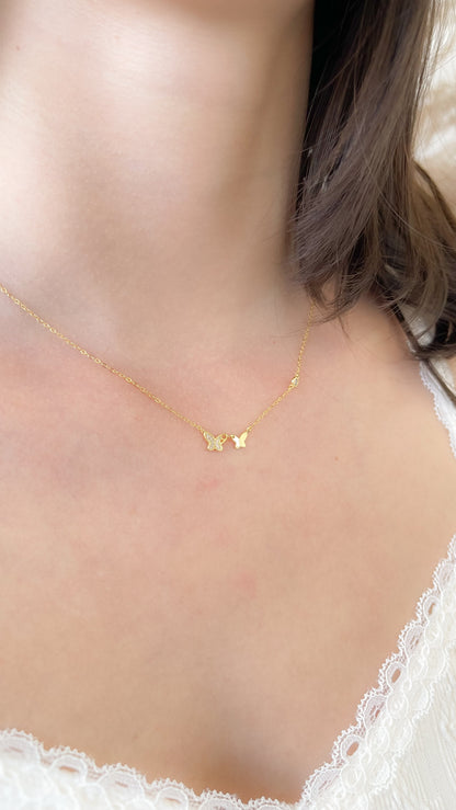 Collar mariposas - PB052