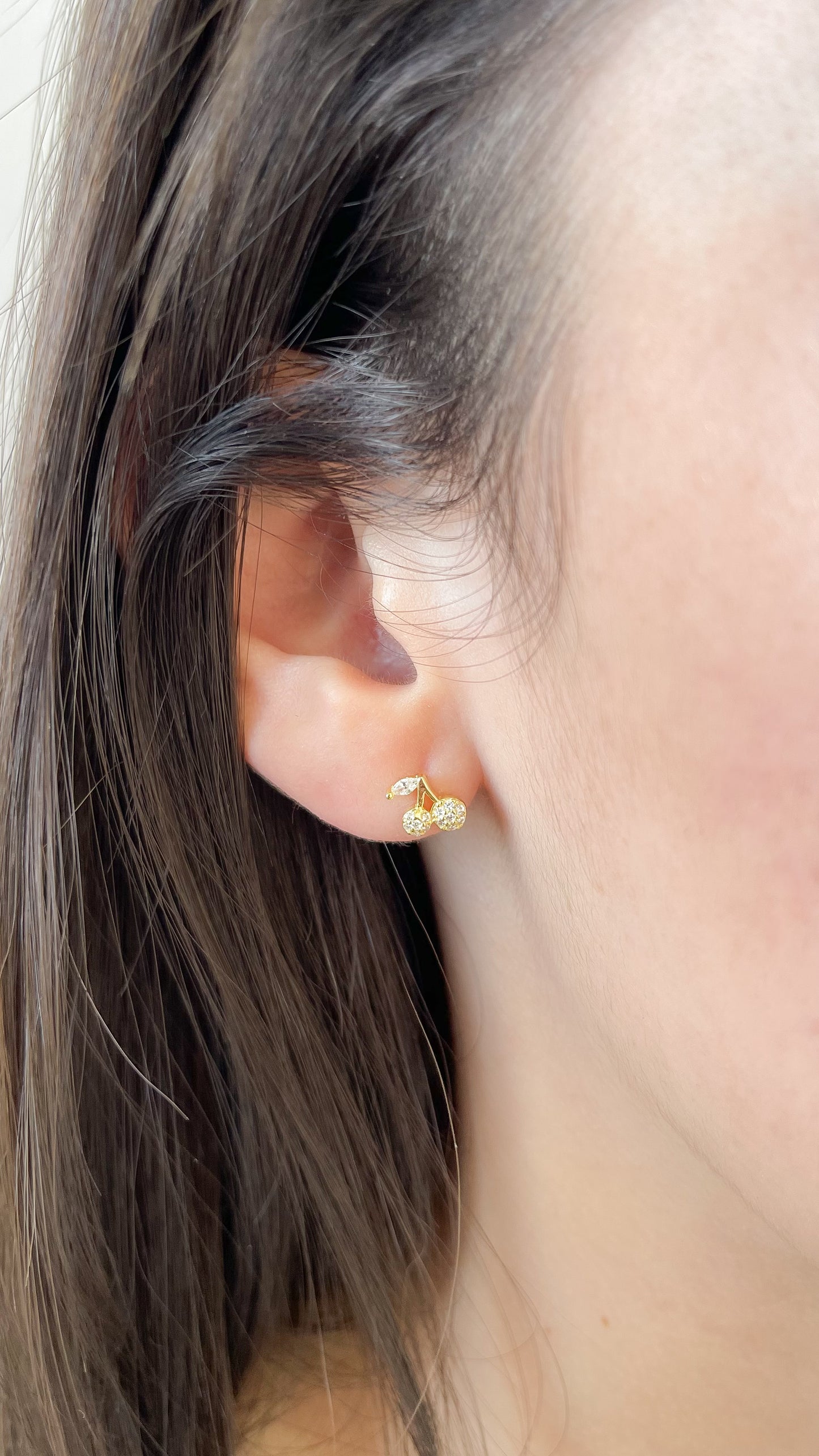 Aretes Cherry minis - AR116